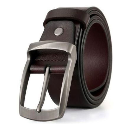 Dark Brown Leather Belt II — Belts & Buckles available at the Sacramento studio