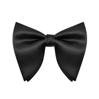 Black Satin Butterfly Bow Tie — Bow Ties available at the Sacramento studio