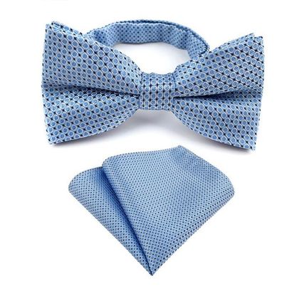 Light Blue Bow Tie & Handkerchief II — Bow Ties available at the Sacramento studio
