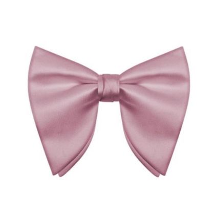 Light Pink Satin Butterfly Bow Tie — Bow Ties available at the Sacramento studio
