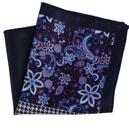 Dark Purple Design Pocket Square — Pocket Squares available at the Sacramento studio