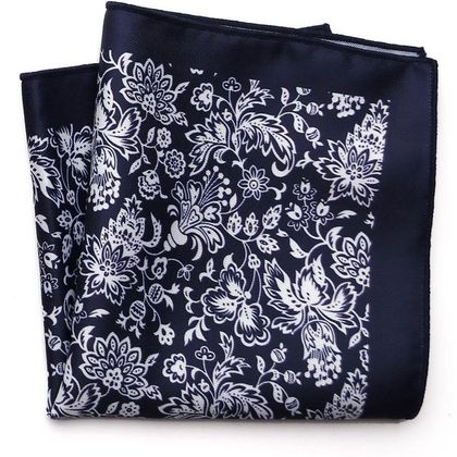 Imperial Black & White Pocket Square — Pocket Squares available at the Sacramento studio