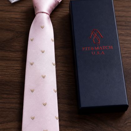 Blush Heritage Tie — Ties available at the Sacramento studio