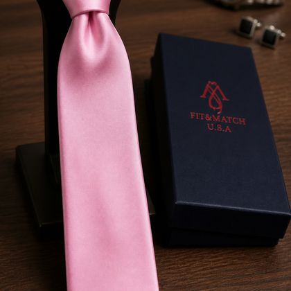 Blush Signature Tie — Ties available at the Sacramento studio
