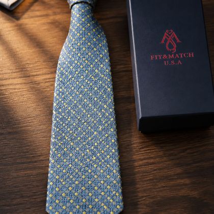 Cambridge Micro Diamond Tie — Ties available at the Sacramento studio