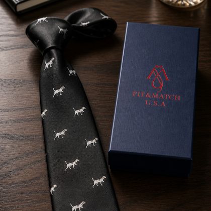 Gentleman Hound Tie — Ties available at the Sacramento studio