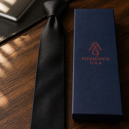 Midnight Executive Tie — Ties available at the Sacramento studio