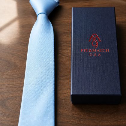 Sky Executive Solid Tie — Ties available at the Sacramento studio
